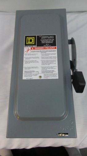 Square D 60 A General Duty Safety Switch Class 3130 Type 1, 3R Series F