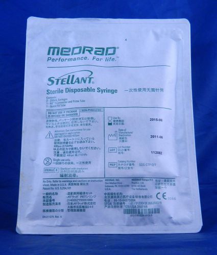 Medrad Stellant Disposable CT Injector Syringe SDS-CTP-QFT - Lot of 16  12/2018