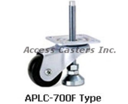 ALPC-700F 72mm Leveling Swivel Caster, Nylon Wheel, 700 lbs Capacity