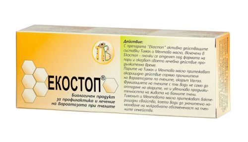 Ecostop - lamellae For prophylaxis and treatment of varroatosis in bees (6 in 1)