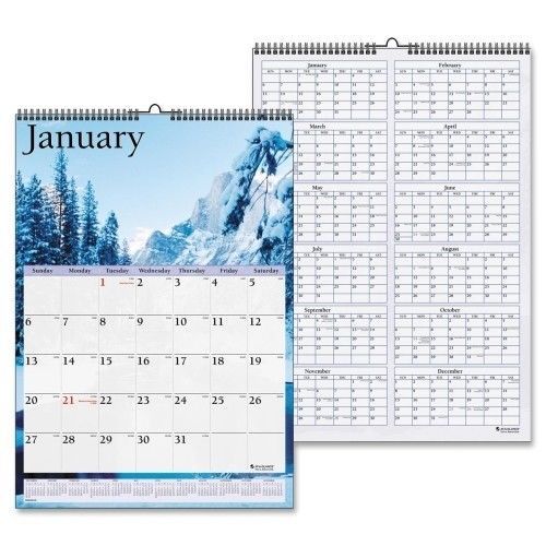 At-A-Glance Scenic Monthly Wall Calendar