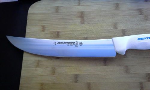 10-Inch Cimeter/Steak Knife. SofGrip by Dexter Russell #SG 132-10. NSF Approved