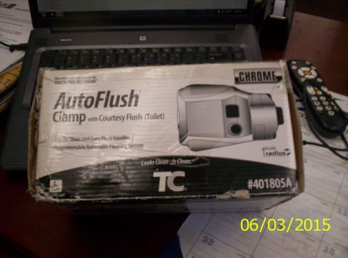 CHROME  TC # 401805A Polished Chrome Auto Flush Clamp Urinal Fits Sloan &amp; Zurn