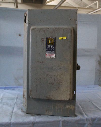 Square D fusible heavy duty safety switch 200 amp 600 volt  WILL SHIP