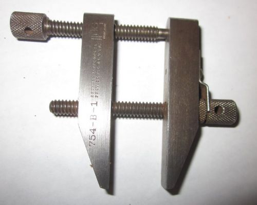 Brown &amp; sharp mfg. co # 754-b-1  machinist parallel clamp 1&#034; mouth 2&#034; wide for sale