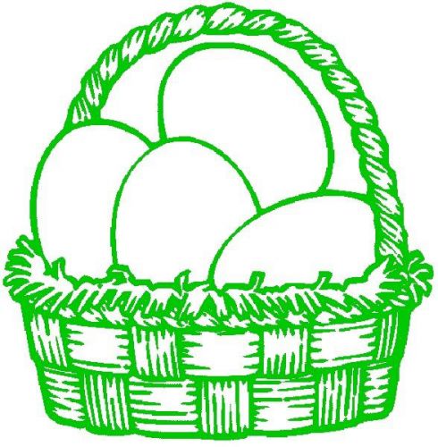 30 Custom Green Egg Basket Personalized Address Labels