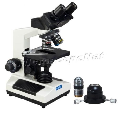 Advanced Darkfield Binocular Compound Laboratory Microscope 40X-1600X