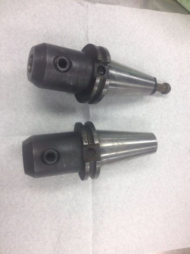 TWO Lyndex CAT 40,  3/4&#034; End Mill Holder Used