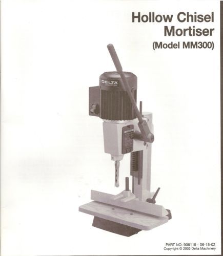 Delta Hollow Chisel Mortiser (Model MM300)