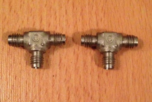 [Lot of 2] Swagelok SS-200-3 1/8&#034; Stainless Steel T Union