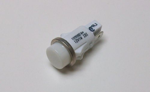 Chicago Miniature White 12V 1W Panel Mount Indicator Lamp 1090QC4-12V NNB