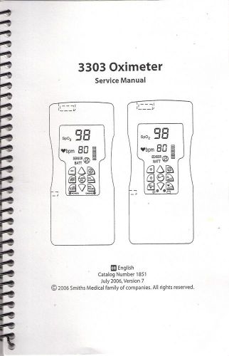BCI 3303 Oximeter Service Manual &amp; Clinician&#039; s Operation Manual