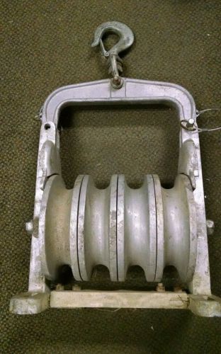 SHERMAN &amp; REILLY  BLOCK PULLEY - 4 WHEEL PULLEY