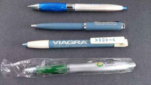 Lot #3 3 Viagra Pens Plus 1 Cialis - 4 pens total