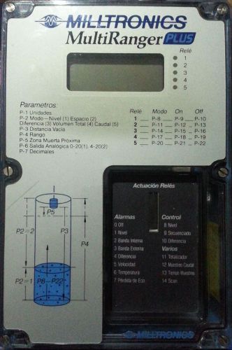 Milltronics ultrasonic nivel Monitor multiranger Plus