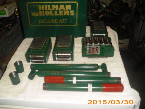 8 ton hillman rollers  machinery skates set with 4 rollers, 2 handles    20% off for sale