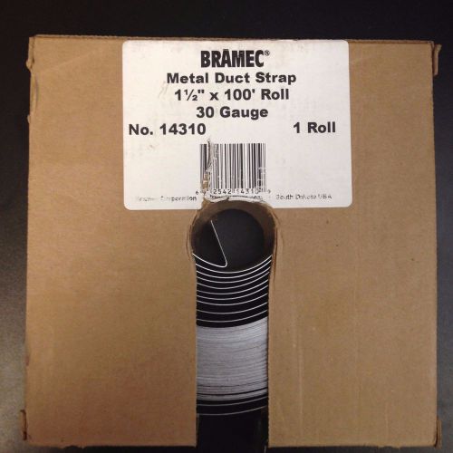 Metal Duct Strap 1.5&#034;x100&#039; Roll (30 Gauge)