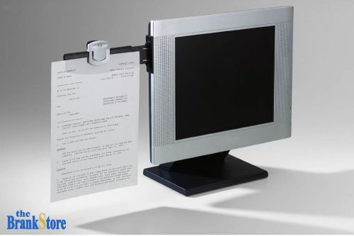 Paper Clip Monitor Document Holder Office Clipboard File Copy Stand School Board