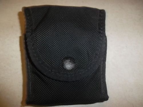 SAFARILAND Black Nylon Handcuff Pouch Case Single Cuff Snap Closure