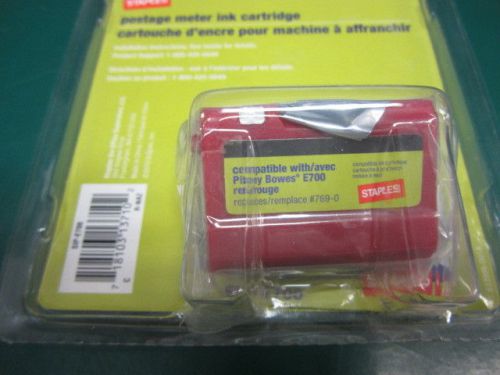 Staples E700 Postage Meter Ink Cartridge for Pitney Bowes E700 and E707