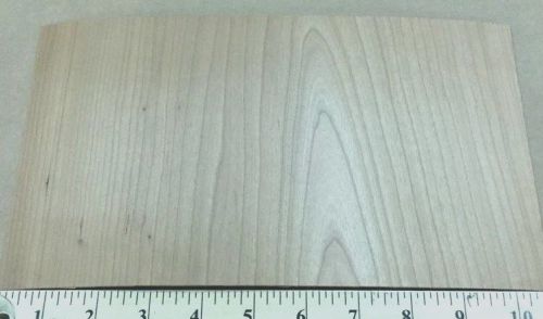 Cherry wood veneer 10&#034; x 6&#034; on wood backer &#034;A&#034; grade quality 1/40th&#034; thickness