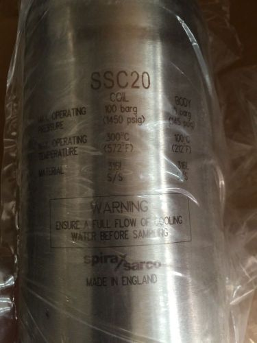 1/2&#034; Tri-Clamp Spirax Sarco SSC20 Sanitary Sample Cooler, 316L  (4037290)
