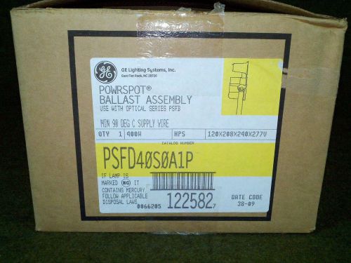 New ge powrspot 400w floodlight with ballast and power cord for outdoor use for sale