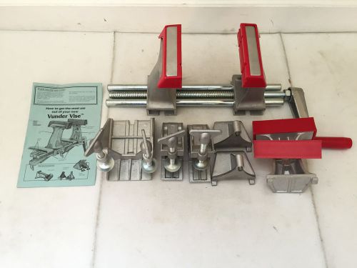 Workshops Vunder Vise Wood Working Work Bench Clamping System 4&#034; Wide Jaws