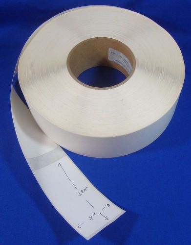 Roll Labels White 2&#034; x 4&#034; x Core 3&#034; Qty 1700 - NEW &amp; Unused