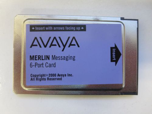 Avaya 6 Port Voicemail Messaging Card for Merlin Magix Phone System -REFURBISHED