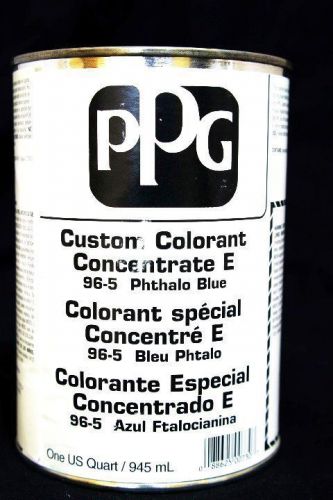 Ppg industries custom colorant concentrate d 96-5 phthalo blue 1 qt. ret.$30.99 for sale