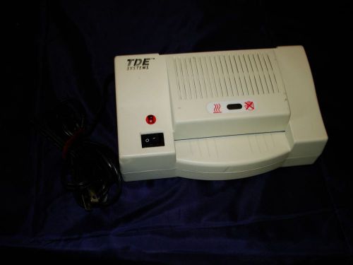 TDE Systems 4&#034;x6&#034; Laminator Model HL-406 Laminating Machine Great Condition!