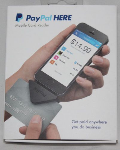 PayPal Here Mobile Card Reader- 3.5mm Jack Connect, for iPhone &amp; Android Devices