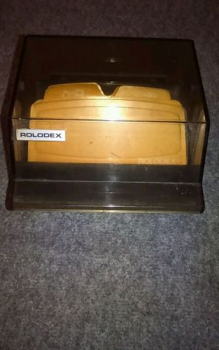 Rolodex Petite Covered Tray Card File. Model S-300C. 2 1/4 X 4 Inch Cards