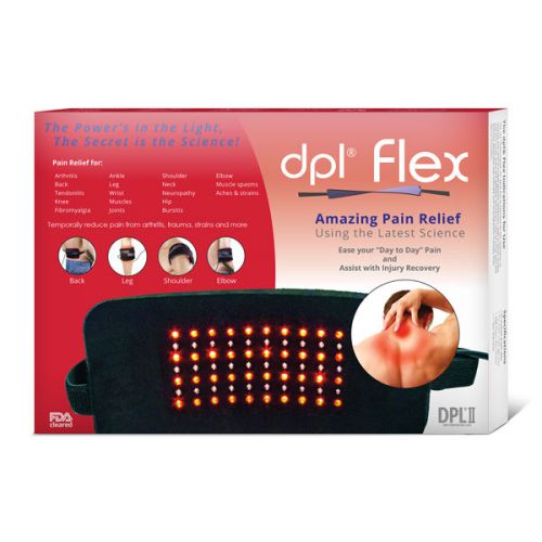 NEW! DPL II Flex Pad LED Light Therapy Pad Pain Relief System Wrap