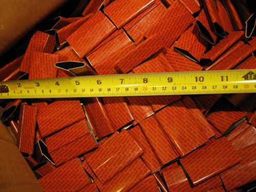 350 pc. signode 114 p steel strapping seal 1-1/4” in push 005269 double notch for sale