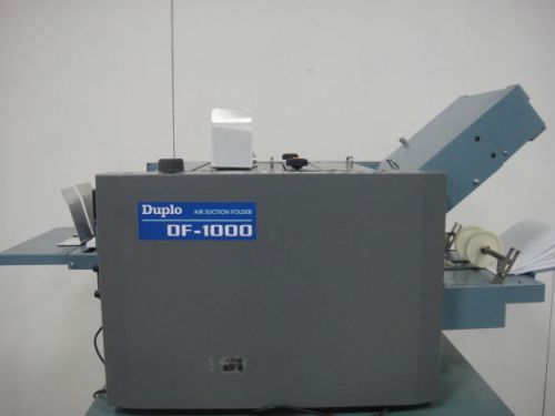 Duplo df-1000, air suction folder, video on our website for sale