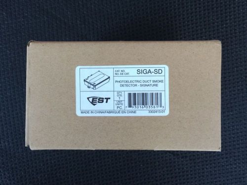 NEW EST EDWARS SIGA-SD DUCT SMOKE DETECTOR FREE SHIPPING!! THE SAME BUSINESS DAY