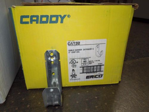 Erico caddy cat32 2&#034; j hook box of qty 101 cable hanger hooks category 5 for sale