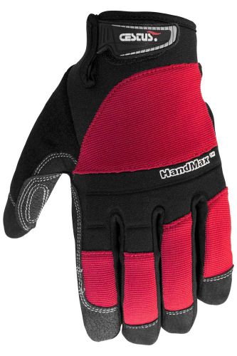 Cestus Red HandMax Utility Work Duty Glove L