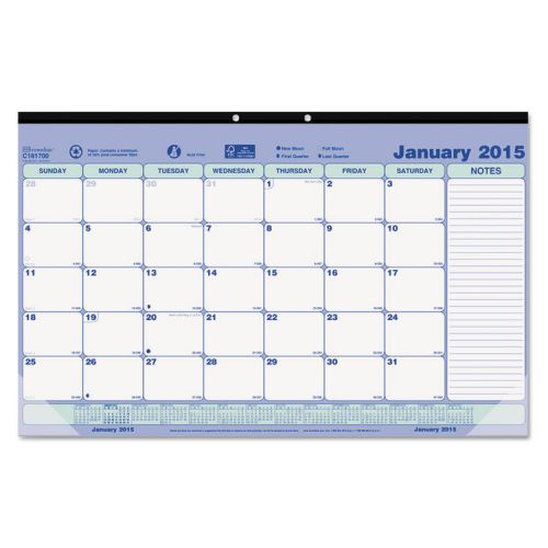 &#034;Brownline Monthly Desk Pad Calendar, 17-3/4 X 10-7/8, 2016&#034;