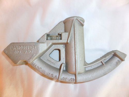 Gardner no. 930 1/2&#034; thinwall conduit bender w/ levels for sale