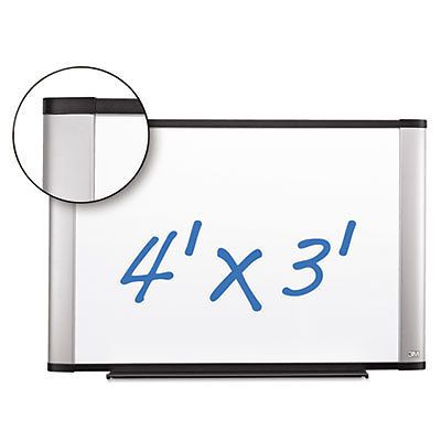 Porcelain dry erase board, 48 x 36, widescreen aluminum frame, sold as 1 each for sale