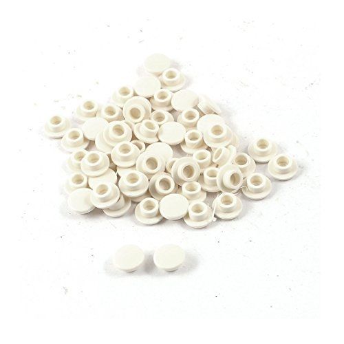 55 Pcs Round 6x6mm Micro Tact Tactile Pushbutton Caps Keycaps Covers