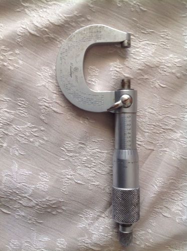 MITUTOYO OUTSIDE MICROMETER MODEL No. 101-117  0-1 INCH / .0001
