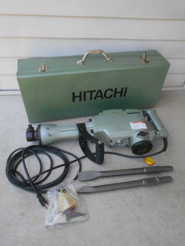 HITACHI H65 1 1/8&#034; Electric 11.4 Amp Industrial Hex Demolition Hammer w/Case