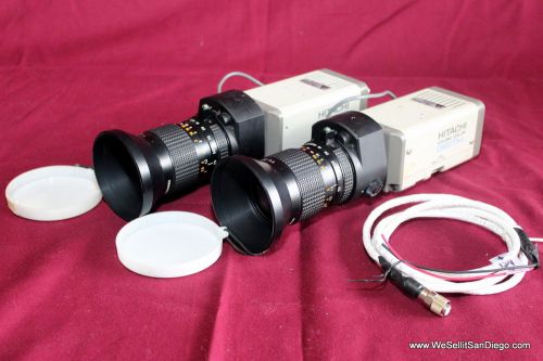 *TESTED* HITACHI KP-D50 COLOR DIGITAL CAMERA W/ 1:1.2 12.5 ~ 75mmTV VF Zoom Lens