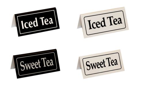 Plastic beverage &#034;iced tea/sweet tea&#034; tents, 12 pack, free shipping for sale