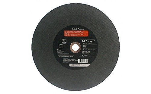 Task Tools 31432B 14-Inch by 7/64-Inch Metal Chop Saw Cutting Wheel, 1-Inch