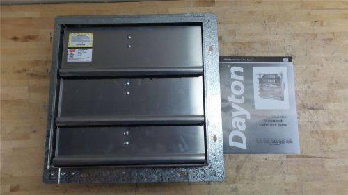 Dayton 12 in dia 115v 1/20 hp 1550 rpm shutter mount exhaust fan for sale